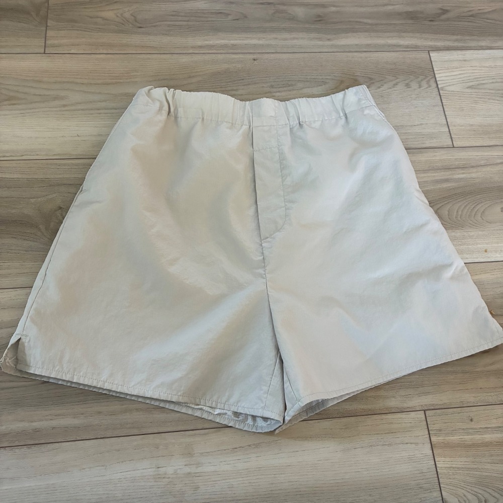 BR Sport Banana Republic Athletic Shorts Lightweight Nylon Women's Tan M